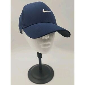 NIKE CLUB CAP Golf Hat Dri-Fit Adult S/M SNAPBACK Blue/White